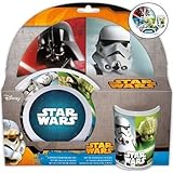 vajilla star wars el corte ingles  Vajilla Melamina Sin Orla 3 Piezas Star Wars