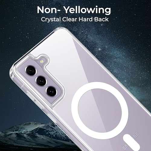 Image of A rtistque Clear Back Cover Case for Samsung Galaxy S21 FE Compatible with Mag-Safe| Acrylic | Case for Samsung Galaxy S21 FE | Shockproof TPU Protective Design - Transparent