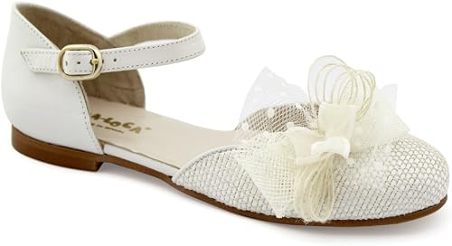 Oca Loca 6460-11, Ballerine Punta Chiusa Bambina, Osso Ghiaccio, 34 EU :  Amazon.it: Scarpe e borse