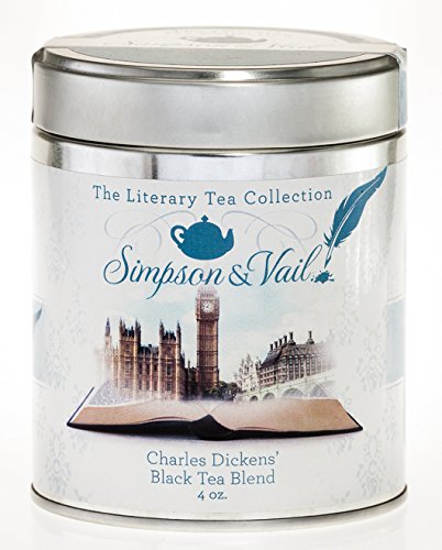 Simpson & Vail, Charles Dickens' Black Tea Blend, Literary Tea - 4 Ounce Tin / 50 Cups