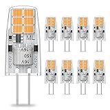YUIIP G4 LED Light Bulbs 2700K Soft Warm White, 2W Equivalent to 20W Halogen Bulb, AC/DC 12V G4 Bi P