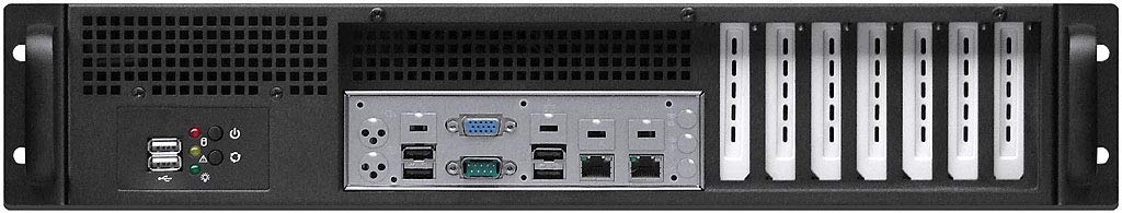 PLINKUSA RACKBUY 2U(Front Access)(2x3.5+ 4 x 2.5 HDD) Rackmount Chassis(USB 2.0)(13.78