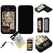 For ZTE MAVEN /ZTE Overture 2 Case Z810 Z791/ ZTE Fanfare Case Z792/ ZTE Speed Case N9130/ ITUFFY 3items: LCD Screen Protector + Stylus Pen + Dual Impact Hybrid Armor Case (Tree Deer Camouflage)