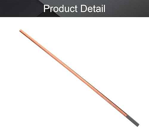 Miniatura 64 de Utoolmart 3 piezas de cobre recubierto de carbono gouging carbono 0.315x13.976 in carbono gouging varas electrodos de cobre 3 PZAS