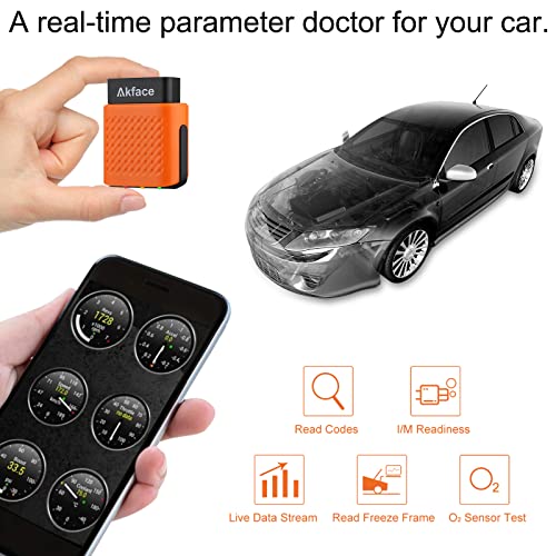 Akface Obd2 Car Code Reader Ios, Android And Windows, Obdii Scanner Diagnostic Scan For Vehicles With Obdii Protocols #TOP2