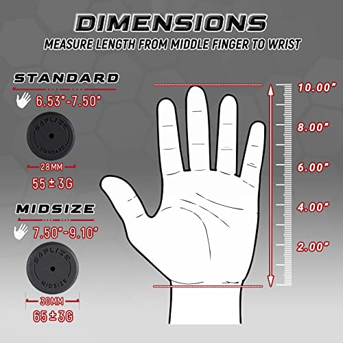 SAPLIZE-Juego-de-13-empunaduras-de-Golf-con-Kit-de-regripping-Completo-estandarMediano-BlancoVerdeRojoAzul-Agarre-de-Club-de-Golf