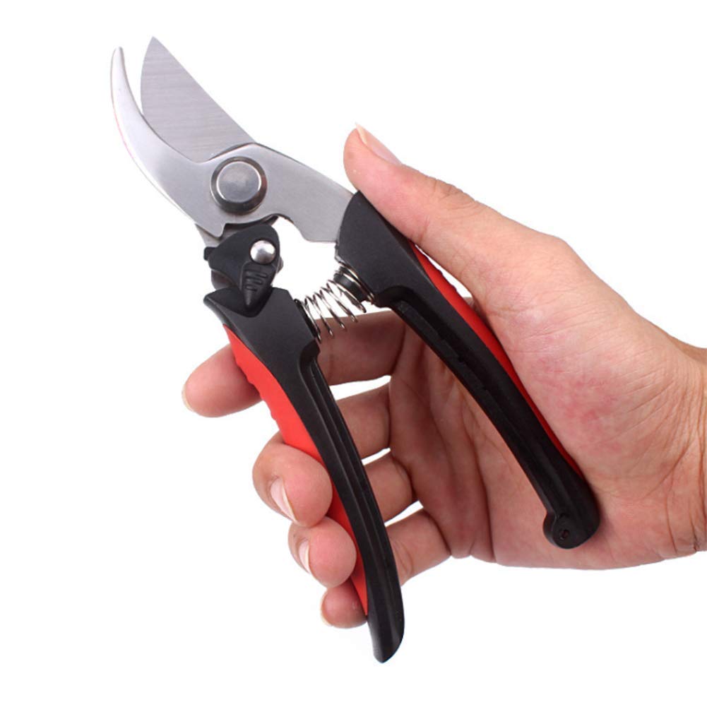 Gthtuhfd Light Pruning Shears, Heavy Duty Stainless Steel Hand Pruner Scissors For Garden Harvesting Fruits Vegetables