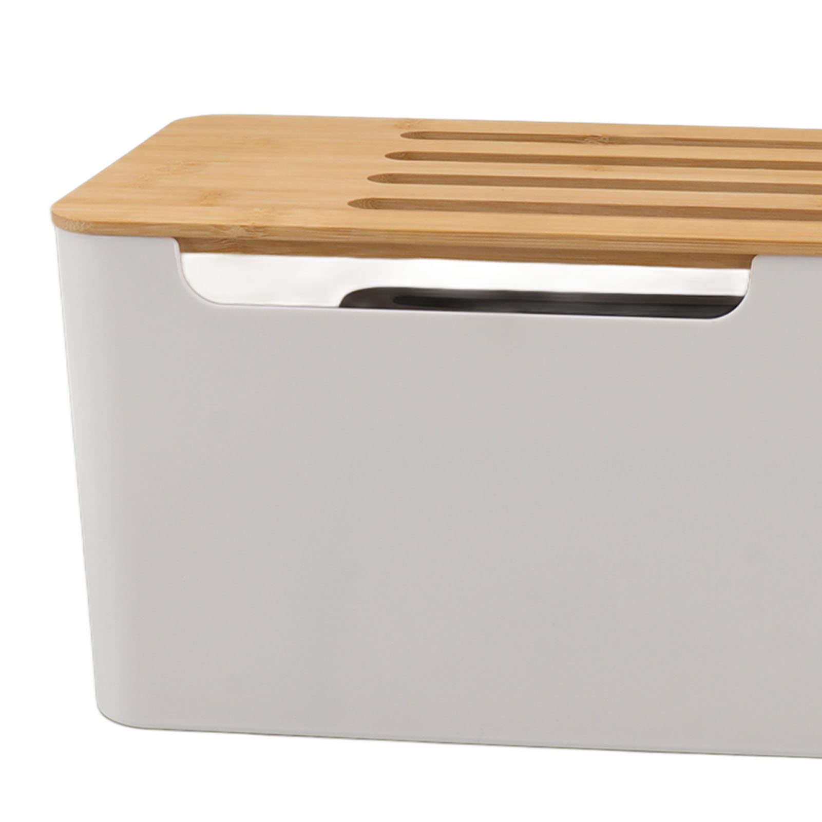 Yosoo Health Gear Boîte Rangement Routeur en Bois, Support Mural, Organisateur Câbles WiFi Modem