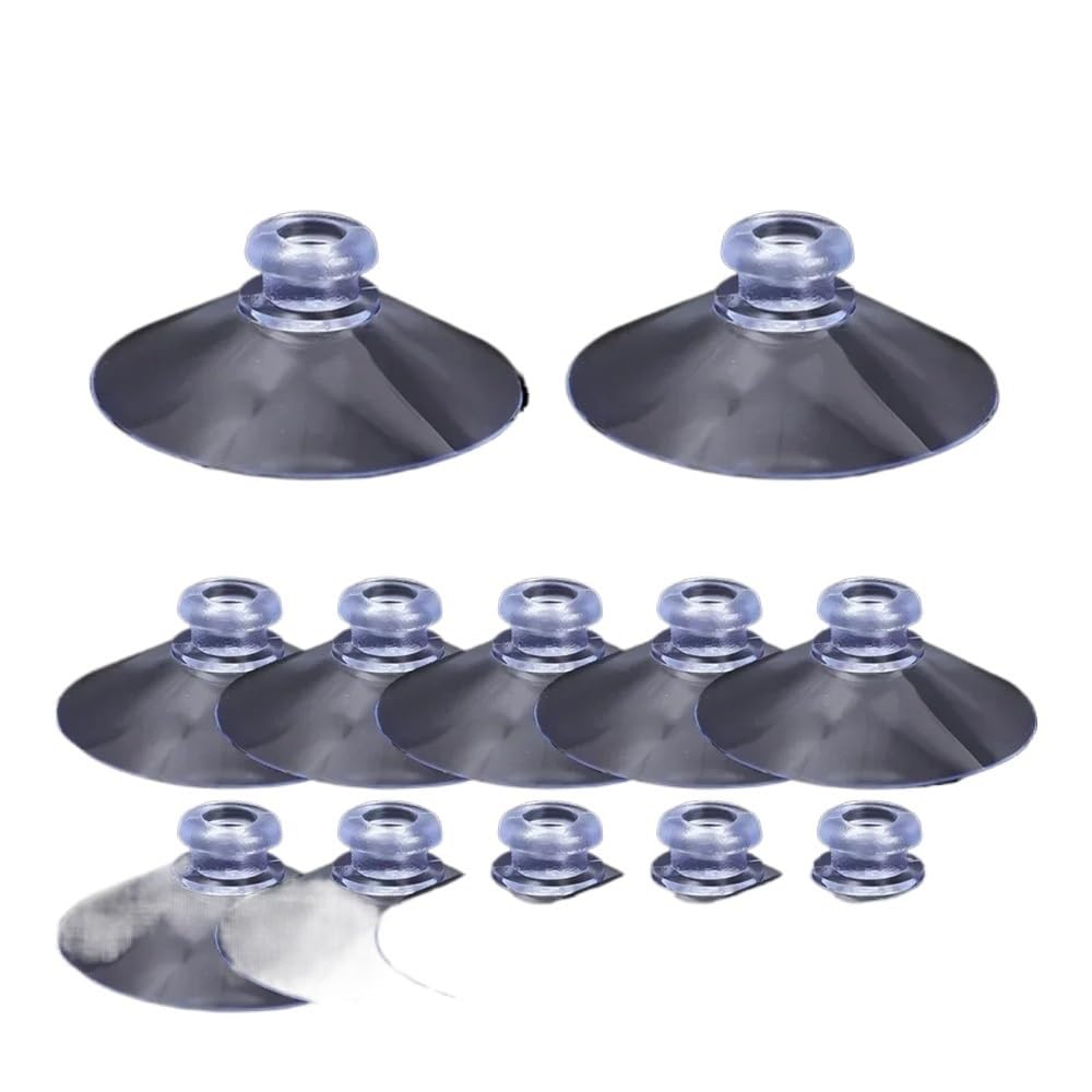 Gentryroo 5Cm Clear Silicone Suction Cup Punch Free Transparent Wall Hanging Base