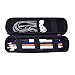 Mudder Hard Shell Pencil Case Stylus Pen Case Holder Slim Pen Case Small Travel Pen EVA Pocket Pencil Case for Executive Fountain Pen Mechanical Pencil Ballpoint Pens, Black