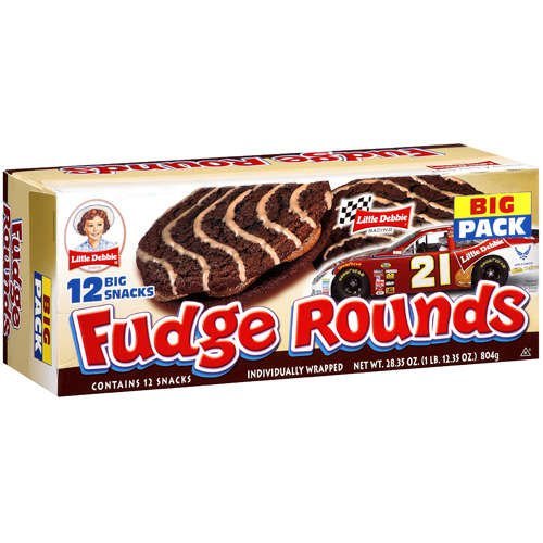 Little Debbie Fudge Rounds 24.1 Oz (6 Boxes) Grocery