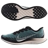 Calzado Nike Nike Zoom Pegasus Turbo 2, Zapatillas de Running Hombre, Black/Phantom/Pumice/Aurora Green