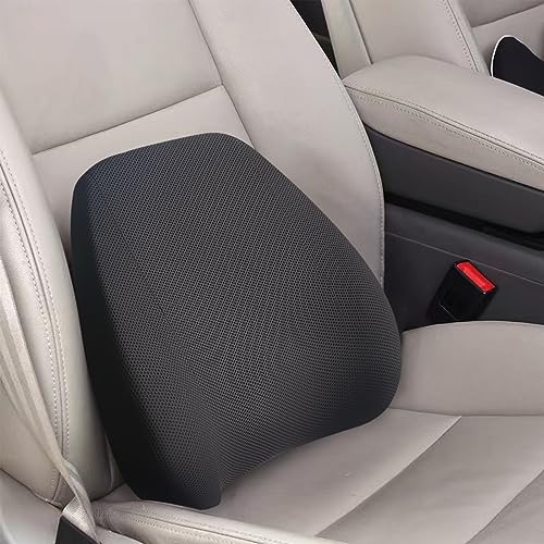 Super Cozy Lumbar Support Pillow for Car/Office Chair, 100% Memory Foam Lumbar Pillow with...