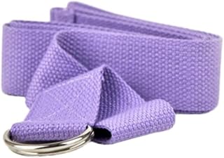 CLISPEED 2pcs Lavender Yoga Stretch Belt Cotton Stretching Band Extend Strap Elastic Band Yoga Drawstring Stretching Band Pull Strap