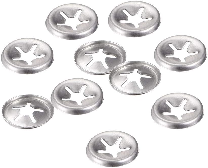 Amazon.co.jp uxcell 内歯スターロックワッシャー M4 3.3mmの内径 12mmの外径 ロックワッシャーロック速度