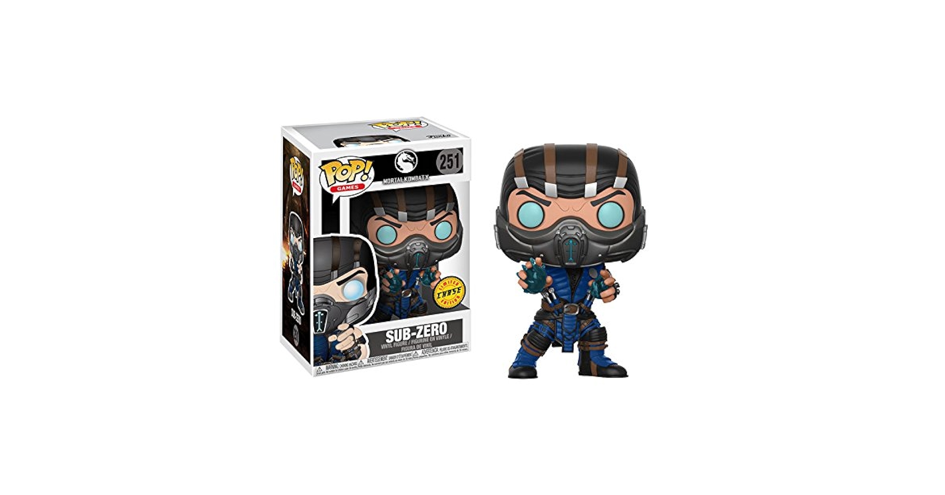 pop BOX DAMAGED* Mortal Kombat: Sub-Zero (Metallic) POP Vinyl