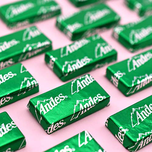 tootsie roll andes creme de menthe thin mints - after dinner mints - rectangular chocolate sandwich mint candies - 20 oz 120 count