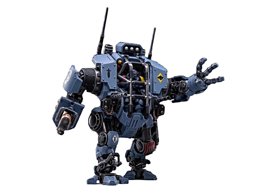 JOYTOY Warhammer 40K 1/18 Action Figure Space Wolves Battle Pack lnvictor Warsuit Pilota Fratello Rurik Warfist Modello da collezione