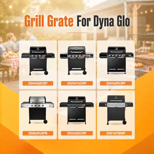 Image of SafBbcue Griddle Warming /Cooling Rack for Dyna-Glo 4 Burner DGH450CRP DGH450CRP-D, 5 Burner DGH474CRP DGH485CRP, Dyna Glo Grill Parts Fit for 4&5 Burner Grill, Grill Grate Replacement & Grill Tray