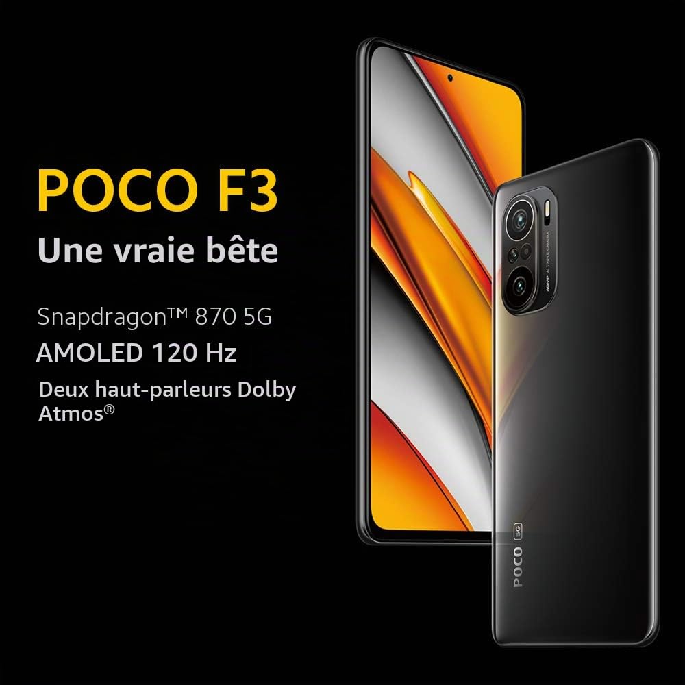 Xiaomi Poco F3 5G 6GB RAM 128GB Dual SIM Blue EU : Amazon.com.be