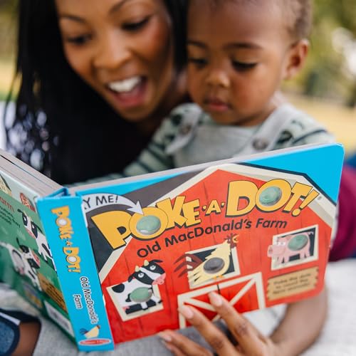 Melissa & Doug Poke-a-Dot! Old MacDonald’s Farm, Interactive Children's Board Book with Buttons to Pop, Educational Sensory Toy for Toddlers & Preschoolers Ages 3+ - FSC Certified - Image 3