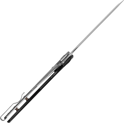 Miniatura 7 de Kershaw Strata Cleaver - Cuchillo de bolsillo, acero D2, hoja de 4 pulgadas, acabado lavado a la piedra, Pocketclip