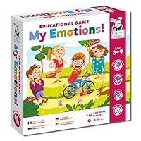 Captain Smart Educational Game for Kids My Emotions Emotions Expressions Imagination 3+ Players Board Game for Learning toy Gift for Children 3-9 Year Old