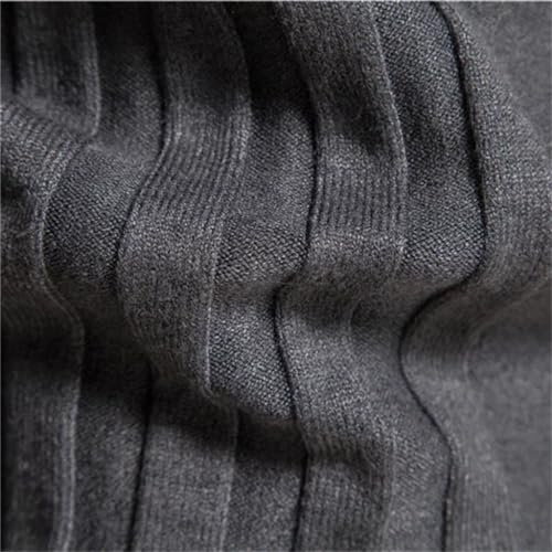 JSEIAJB Slim Pullover Round Neck Men's Casual Basic Paragraph Warm Striped Sweater Men's Winter Sweater Male3