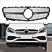 Produktbild LSYBB Diamantgitter für Mercedes A Klasse W176 A180 A200 A260 A45 2016-2018 W176 Gitter ohne Emblem,Black