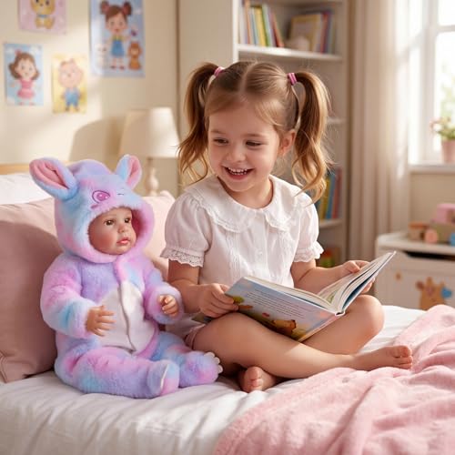 Muñeca Reborn BABESIDE 20 pulgadas niña con accesorios miniatura 5