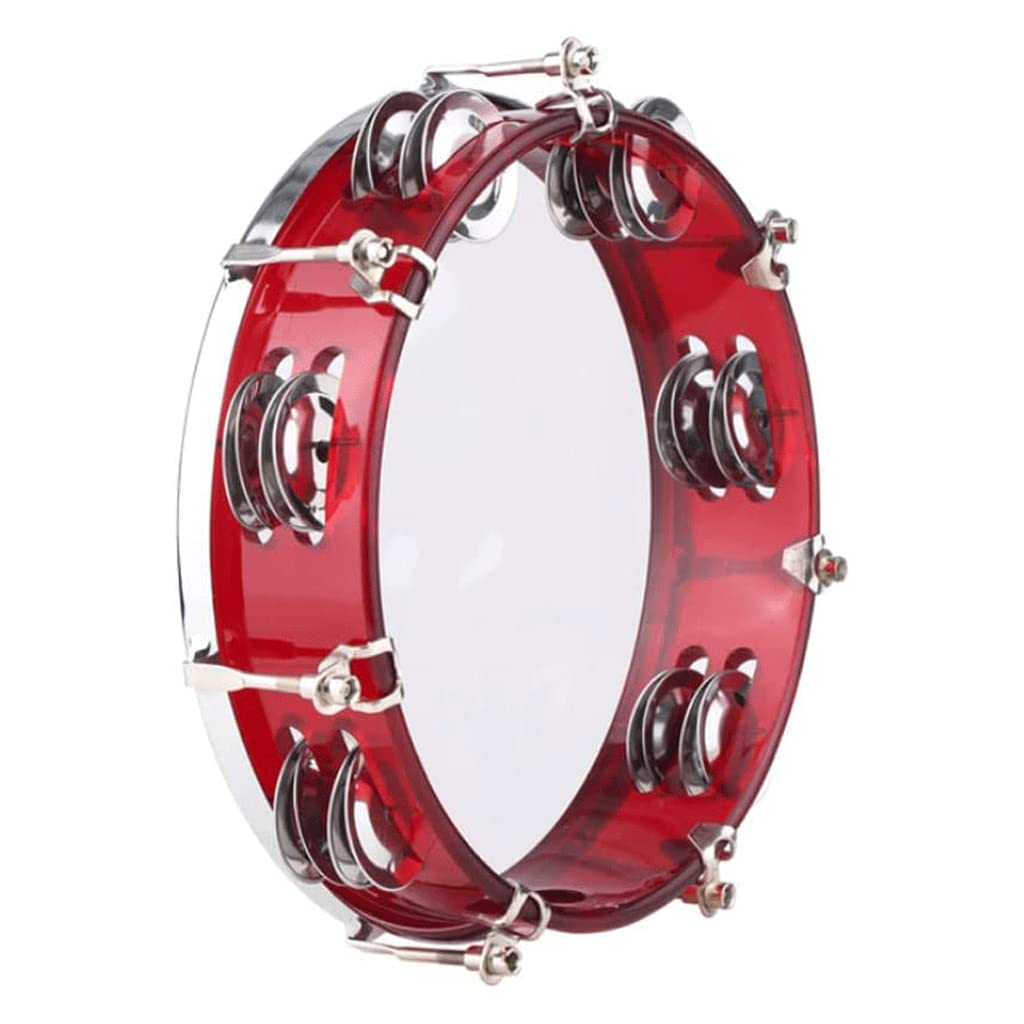 LIOONS Tambourin à Tambour à la Mode avec Cloches à Double rangée