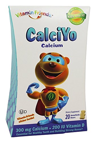 Vitamin Friends Calciyo Diet Supplement, 20 Count