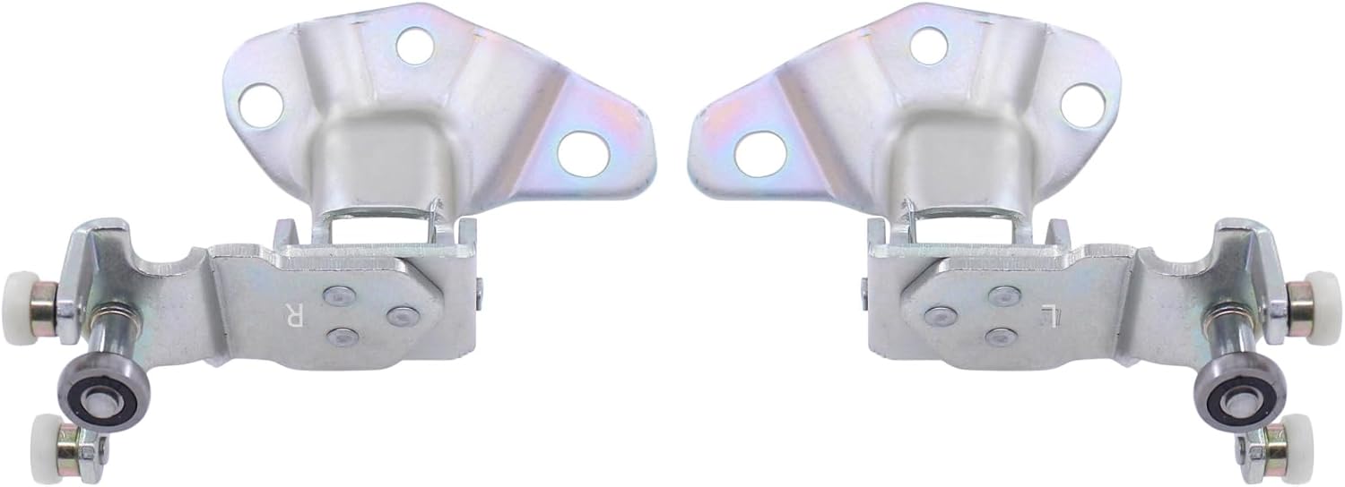 MOTOKU Pair Rear Sliding Door Roller Middle Center Hinge Bracket for Nissan NV200 2013-2021 Left Driver and Right Passenger Side
