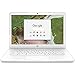 HP Chromebook 14-inch Laptop 180-degree Hinge, Intel Celeron N3350 Processor, 4 GB RAM, 16 GB eMMC Storage, Chrome OS (14-ca030nr, White)