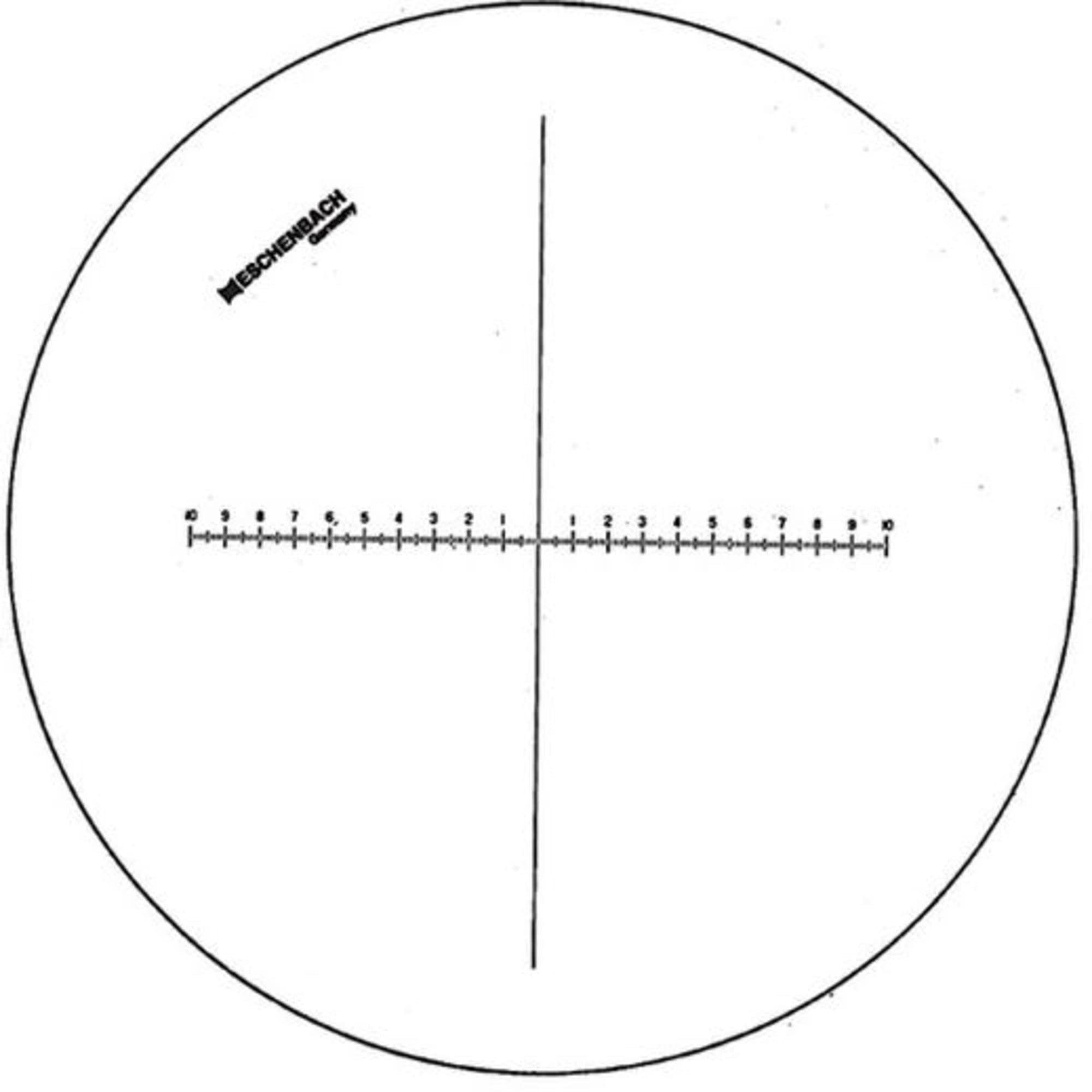 Eschenbach 115201 Loupe de précision avec graduation Lentille: (Ø) 23 mm