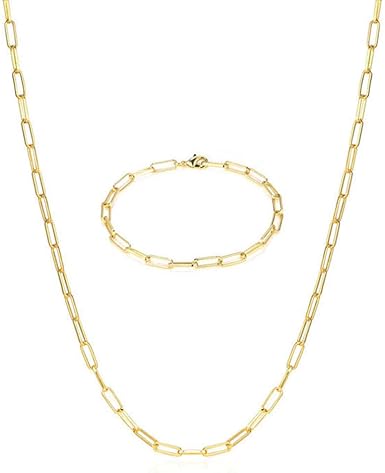 Womens chain link necklace Clearance