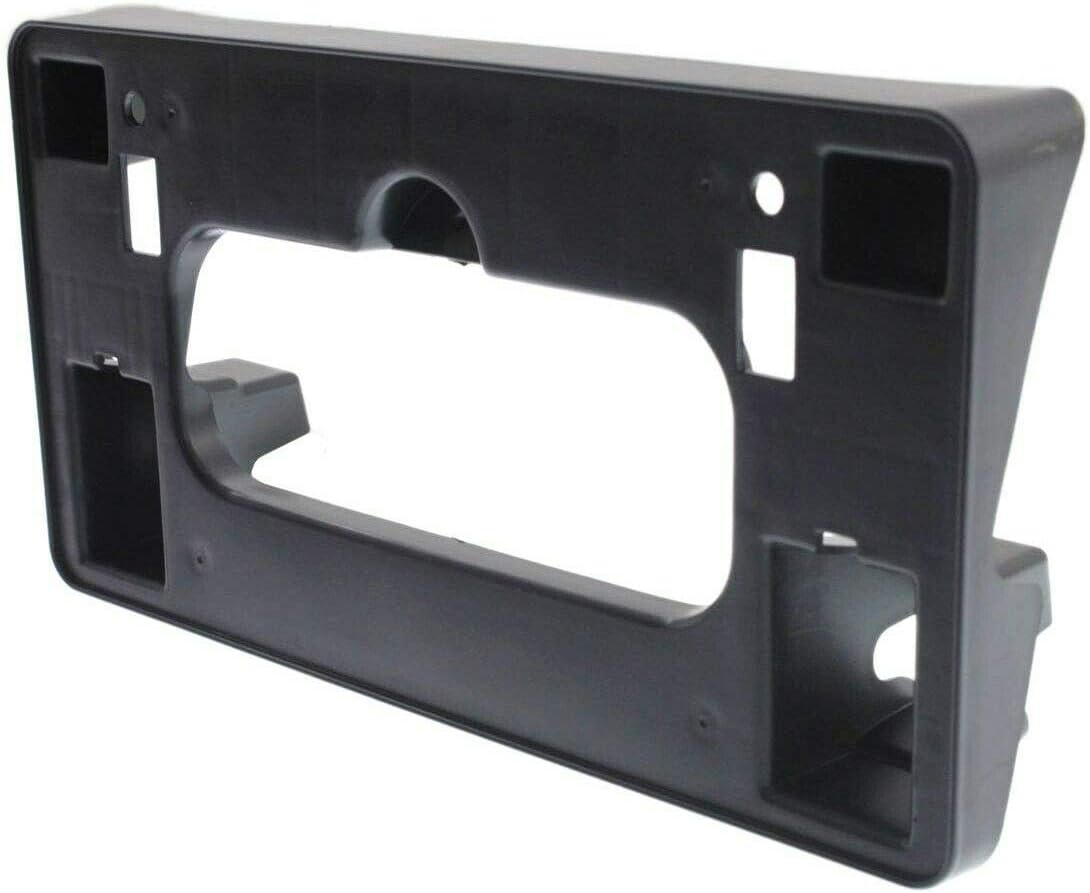 DAT AUTO PARTS Front Bumper License Plate Frame Tag Mounting Bracket Holder Replacement for 2006 2007 2008 Honda Civic 4DR Sedan Hybrid Black Textured Plastic HO1068110 71145SNAA00