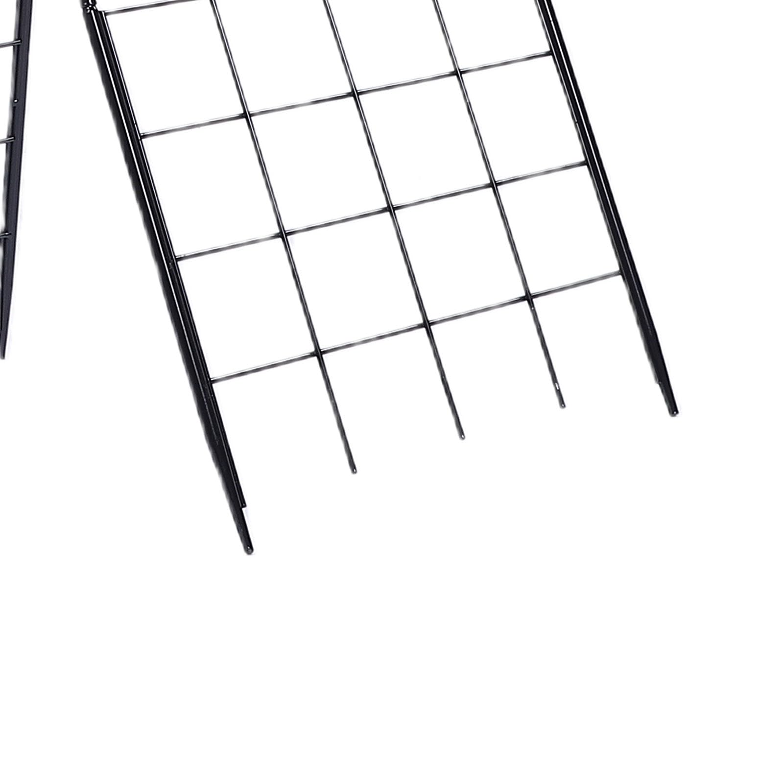 Marhynchus Rama Wsporcza dla Roślin w Kształcie Litery A Żelazna Rama dla Pomidorów z Regulowanym Kątem 127 X 43 Cm Wspornik z Siatki Stalowej Ogórków Fasola Podwyższone Grządki Ogrody Przydomowe
