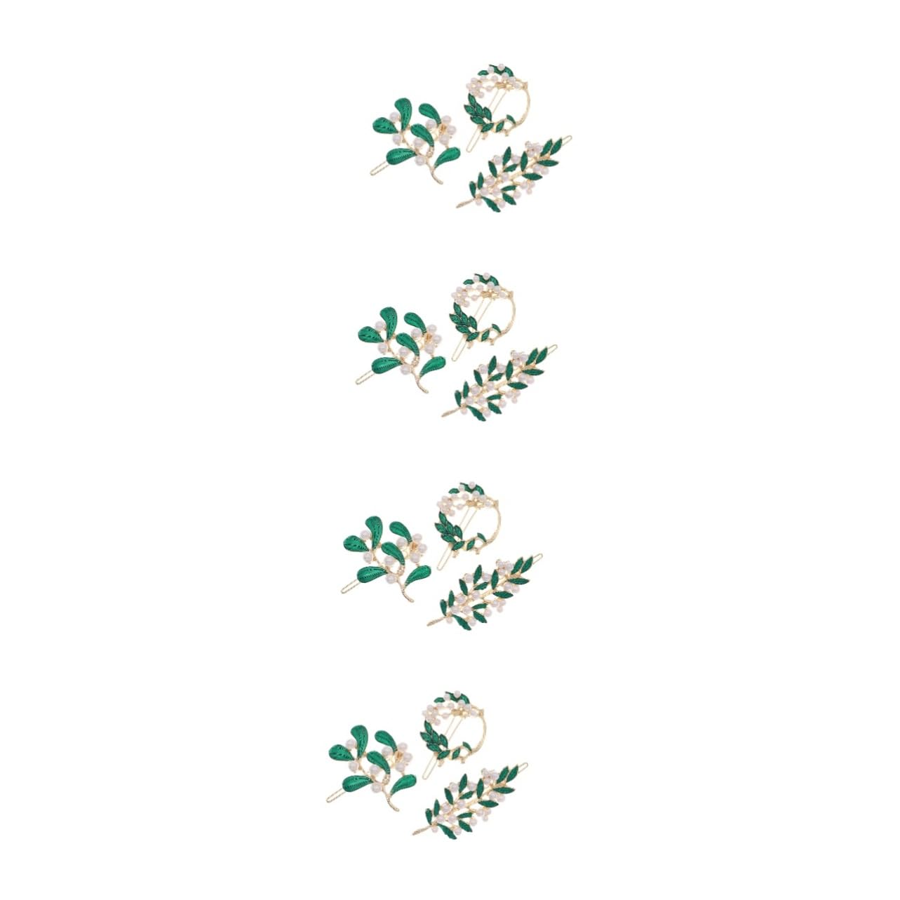 DOITOOL 12piezas De Perlas Para Mujeres y De Horquillas Elegantes Accesorios Cabello Para Bodas y