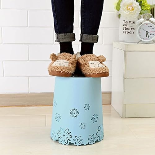 Miniatura 9 de Wastebasket Super Mini - Cestas de basura de plástico con forma de flor hueca sin tapa