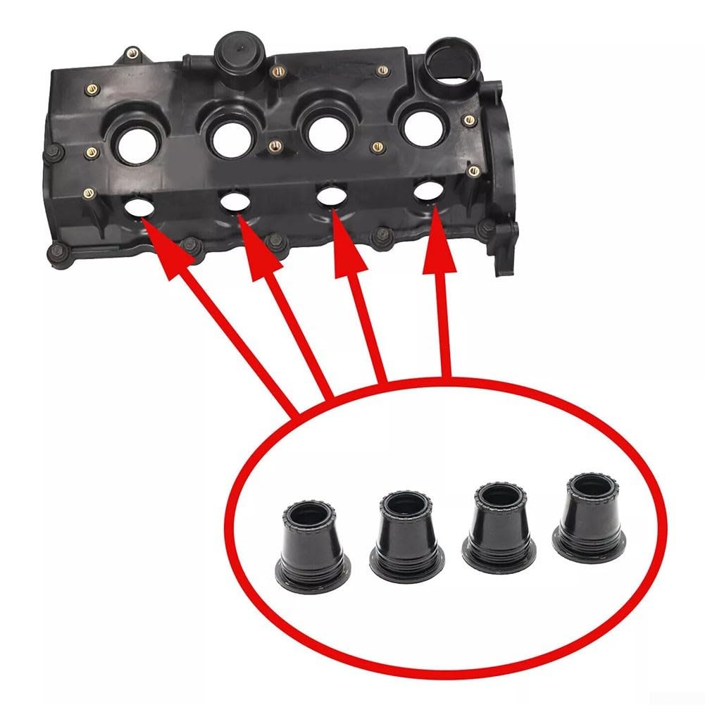 Kit di riparazione coprivalvole, 8 pezzi, per Opel, per Opel Astra H J Corsa D, per MERIVA Zafira B, sostituisce 5607251 98001142 55573764 98014752, set di guarnizioni in ABS nero