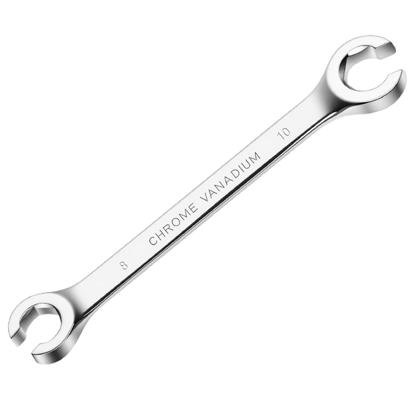 TIBOO DAY Flare Nut Wrench, 8mm x 10mm Double Open End Metric Wrench for Removing and Replacing Nuts for Automotive Repairs and Household Maintenance