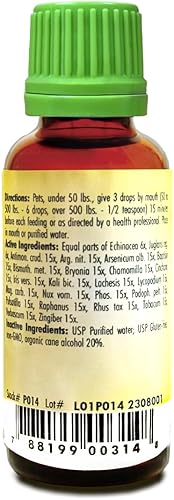 Miniatura 4 de Newton Homeopathics Mascotas intestinales Cuidado digestivo - 1 Oz Líquido