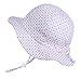 Twinklebelle Children’s Cotton Sun Protective Hats 50 UPF, Adjustable, Stay-On, Packable (L: 2-12Y, Floppy Hat: Pink Plaid)