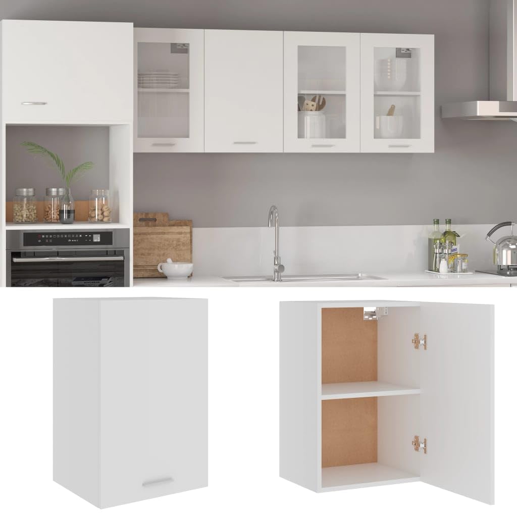 vidaXL Armoire Suspendue Lyon Blanc 39,5 x 31 x 60 cm Bois d'ingénierie