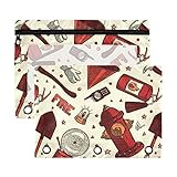 3-Ring-Tasche Material: transparentes PVC + Polyester. Wasserdicht langlebig aus leichtem Fußballgitter, Frontstück transparent PVC ermöglicht es Ihnen, den Inhalt zu sehen und leicht herauszunehmen, was Sie brauchen.