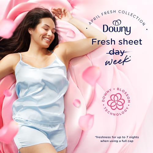 Downy Liquid Fabric Softener, April Fresh 2-in-1 Fresh & Soft, 140 Fl Oz, 190 Loads, Fabric Conditioner For Freshness And Softness — view 2