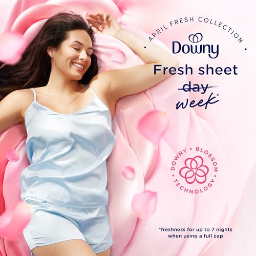 Image of Downy Liquid Fabric Softener, April Fresh 2-in-1 Fresh & Soft, 140 Fl Oz, 190 Loads, Fabric Conditioner For Freshness And Softness