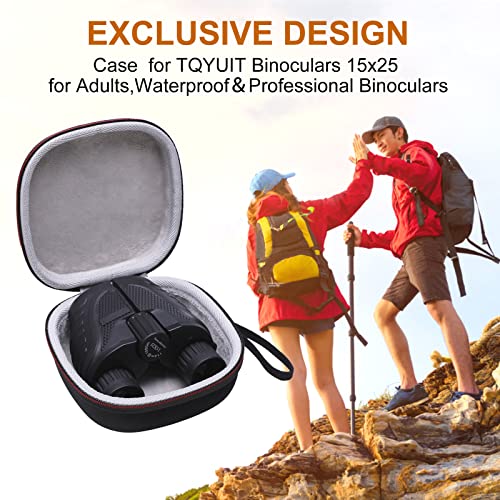 Ltgem Eva Hard Case For Tqyuit Binoculars 15X25 - Travel Protective Carrying Storage Bag #TOP4