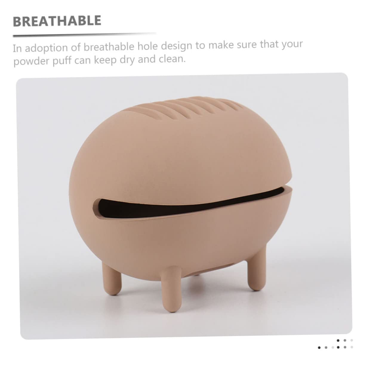 FOMIYES 10piezas Organizador Portátil De Esponjas De Maquillaje Estuche De Diseño Transpirable Para Viajes y Uso Doméstico Para Mantener La Limpieza y Secado De Tus Esponjas